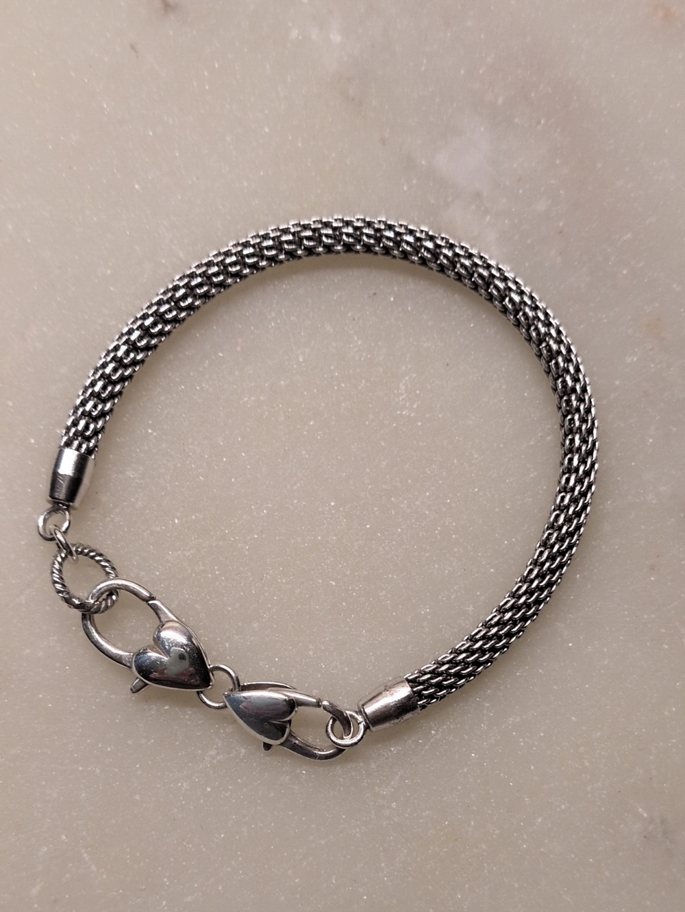 Sale!🔥 Like New! Brighton Beverly Glam Silver Mesh Bracelet 7.5" L - Picture 9 of 9